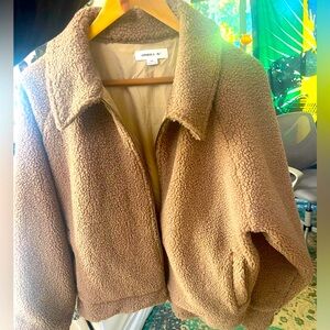 O’Neill SHERPA Brown jacket w/Zipper XXL  fits Sz L